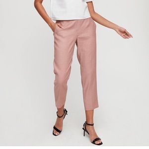 Aritzia linen pants size 4